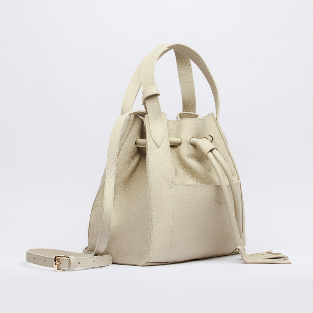 Festival Bucket Bag - Ivory – Everyday Grey Fashion